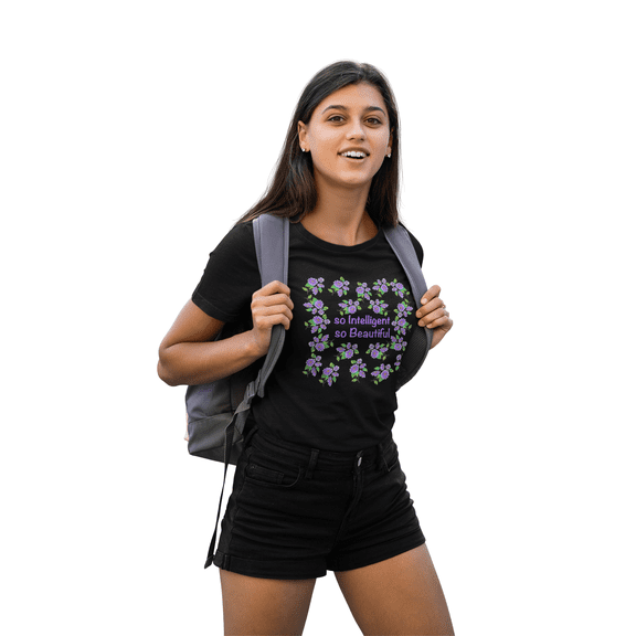 Positive affirmations on unisex tee Bella Canvas lightweight fabric (M / L)
