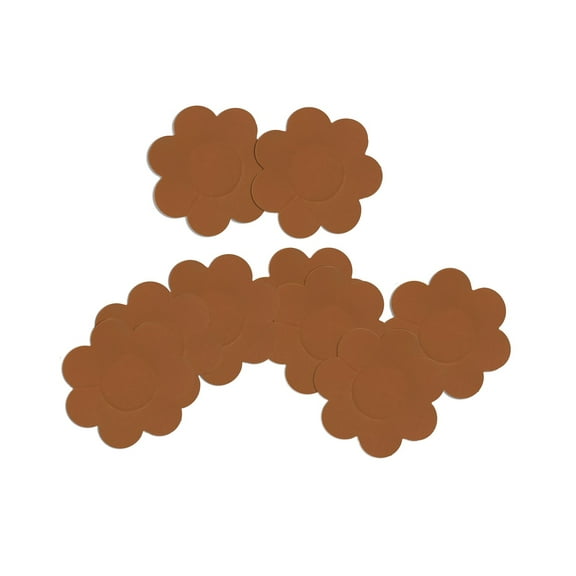 Positively BRA ZEN 6-Pair Pack Single Use Satin-Like Breast Petal Adhesive Nipple Covers, One Size