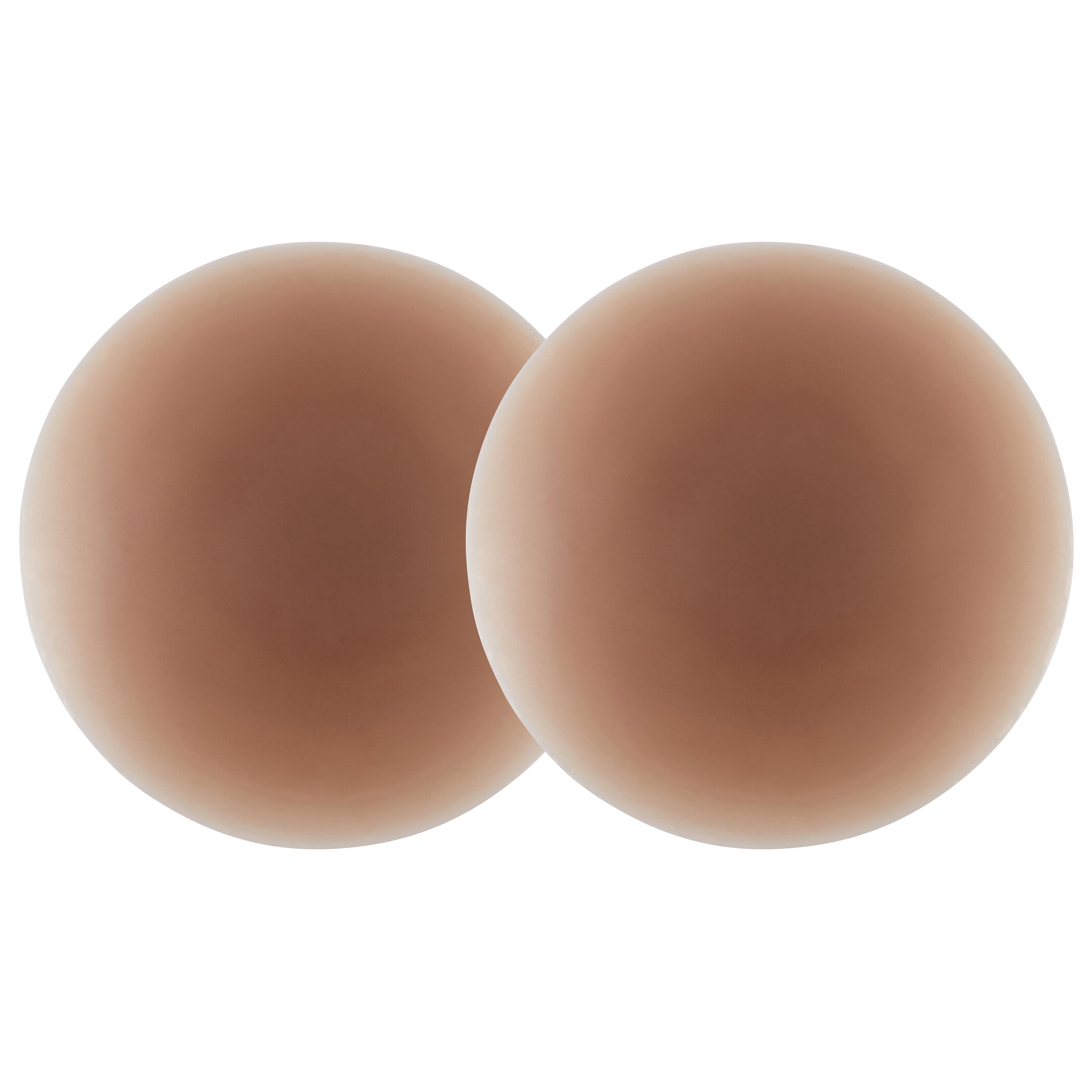 Positively BRA+ZEN Reusable Stick-on Silicone Adhesive Nipple Cover Pasties, Size 1 & 2 Breast Petals
