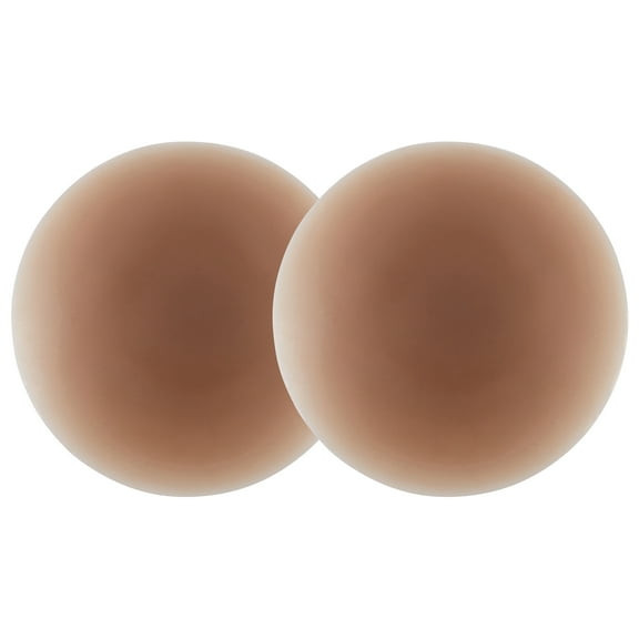 Positively BRA ZEN Reusable Stick-on Silicone Adhesive Nipple Cover Pasties, Size 1 & 2 Breast Petals