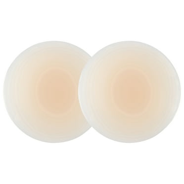 Positively BRA+ZEN Reusable Stick-on Silicone Adhesive Nipple Cover Pasties, Size 1 & 2 Breast Petals