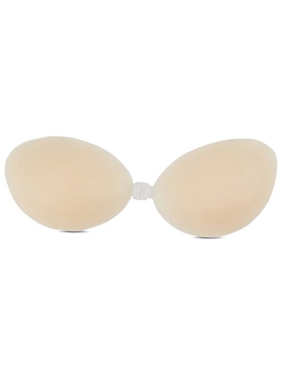 Women’s Reusable Adhesive Adjustable Backless Strapless Pushup Bra, Cup Sizes A-D