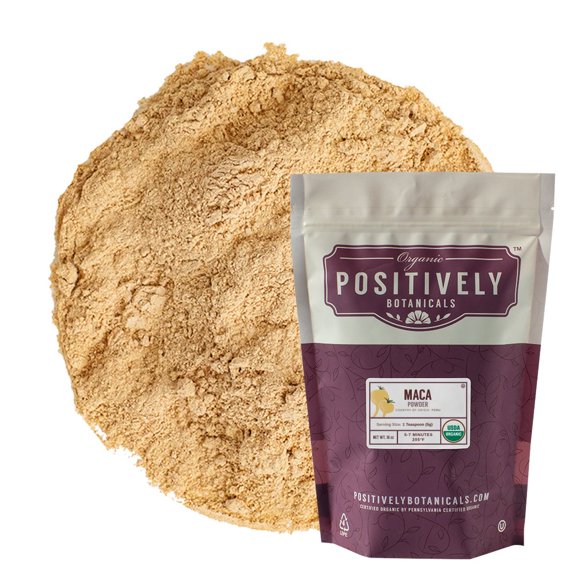 Positively Botanicals  Organic Maca - Botanical Powder, 1 lb bag
