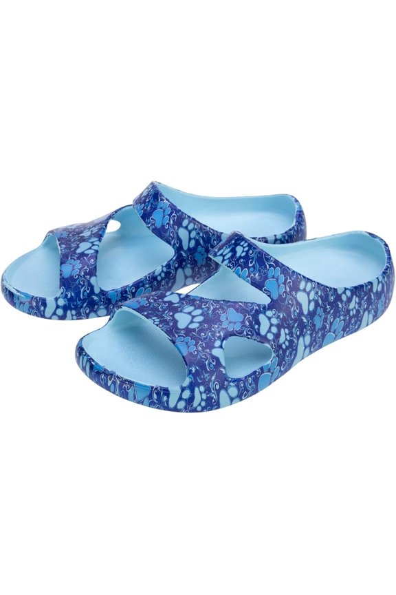 Positively Inspired Slide Sandals Ultra Lightweight Cushioned EVA Soles Easy Slip On Durable Quick Dry Beach Sandal