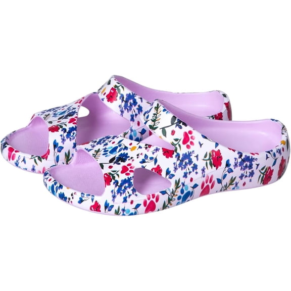 Positively Inspired Slide Sandals Ultra Lightweight Cushioned EVA Soles Easy Slip On Durable Quick Dry Beach Sandal