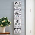 thumbnail image 1 of Fun Express We Believe in Family, Hope, Grace, Love, Kindness, Trust, Joy, Patience, Prayers and Jesus Wood-No Bark Sign, 1 of 2