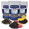 thumbnail image 1 of Positively Tea's Organic Flavored Black Tea Sampler, Loose Leaf, 4 oz Bags, 3 Pack, 1 of 6