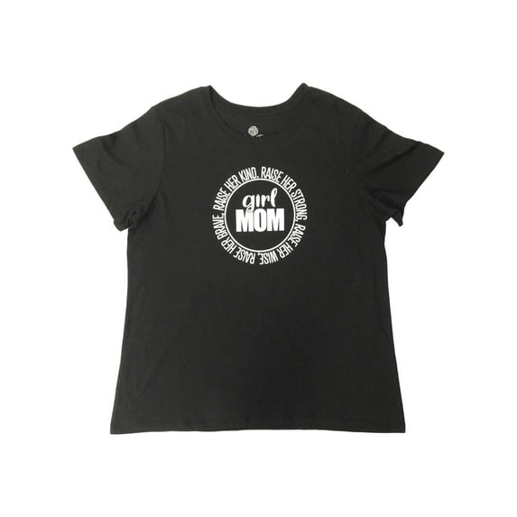 Positivitees Girl Mom Graphic T-Shirt