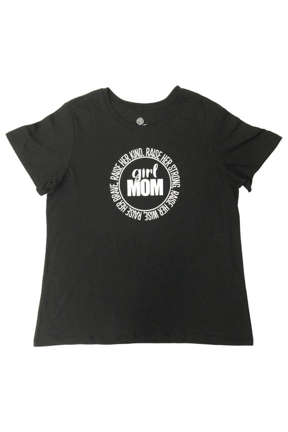 Positivitees Girl Mom Graphic T-Shirt