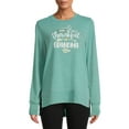 thumbnail image 1 of Positivitees Women's Long Sleeve  Hacci  Graphic Tops, 1 of 5