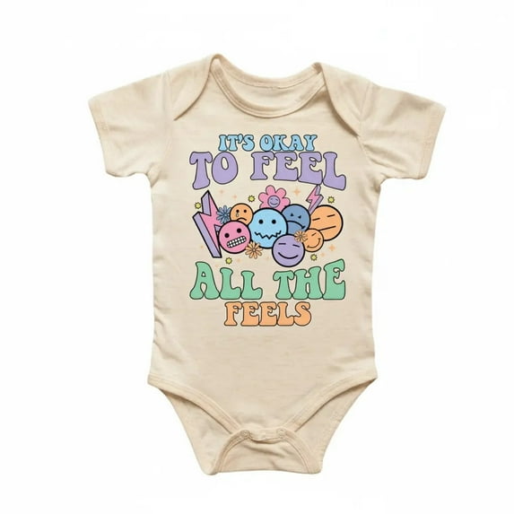 Positivity Mental Health Newborn Baby Bodysuit