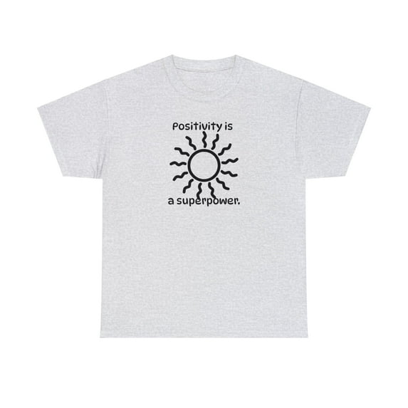 Positivity SuperPower Sun Unisex Heavy Cotton Tee