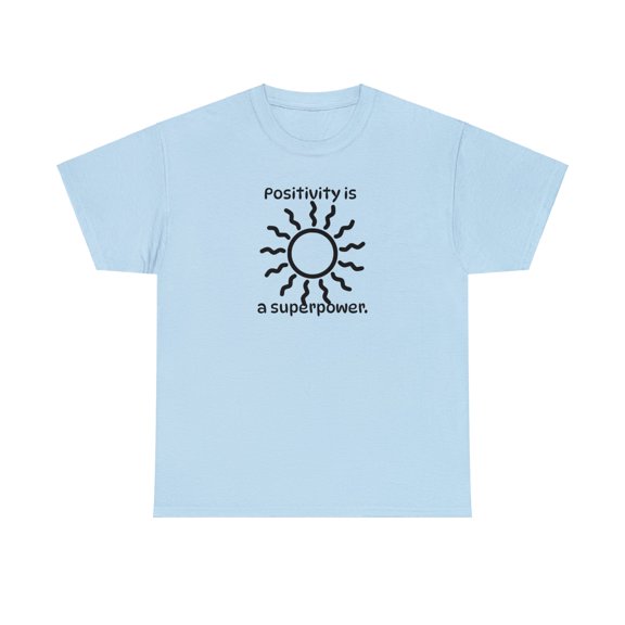 Positivity SuperPower Sun Unisex Heavy Cotton Tee