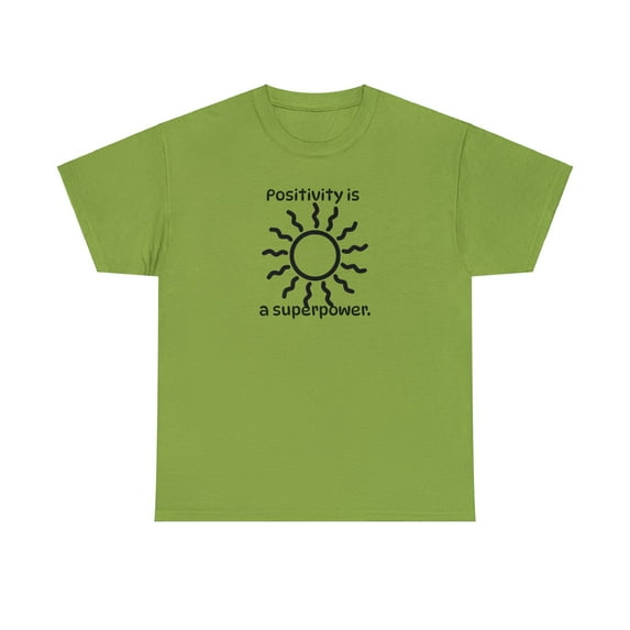 Positivity SuperPower Sun Unisex Heavy Cotton Tee