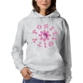 thumbnail image 1 of Positivity With Groovy Flower Hoodie Women -Image by Shutterstock, Female 5X-Large, 1 of 4