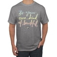 thumbnail image 1 of Positivity saying Pop Culture Men's Graphic T-Shirt, Heather Grey, Small, 1 of 3