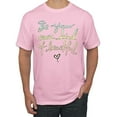 thumbnail image 1 of Positivity saying Pop Culture Men's Graphic T-Shirt, Light Pink, 5XL, 1 of 3