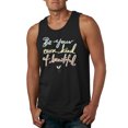 thumbnail image 1 of Positivity saying Pop Culture Mens Graphic Tank Top, Black, Small, 1 of 3