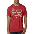 thumbnail image 1 of Positivity saying Pop Culture Mens Premium Tri Blend T-Shirt, Vintage Red, Small, 1 of 3