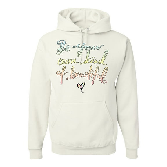 Positivity saying Pop Culture Unisex Graphic Hoodie Sweatshirt, White, X-Large
