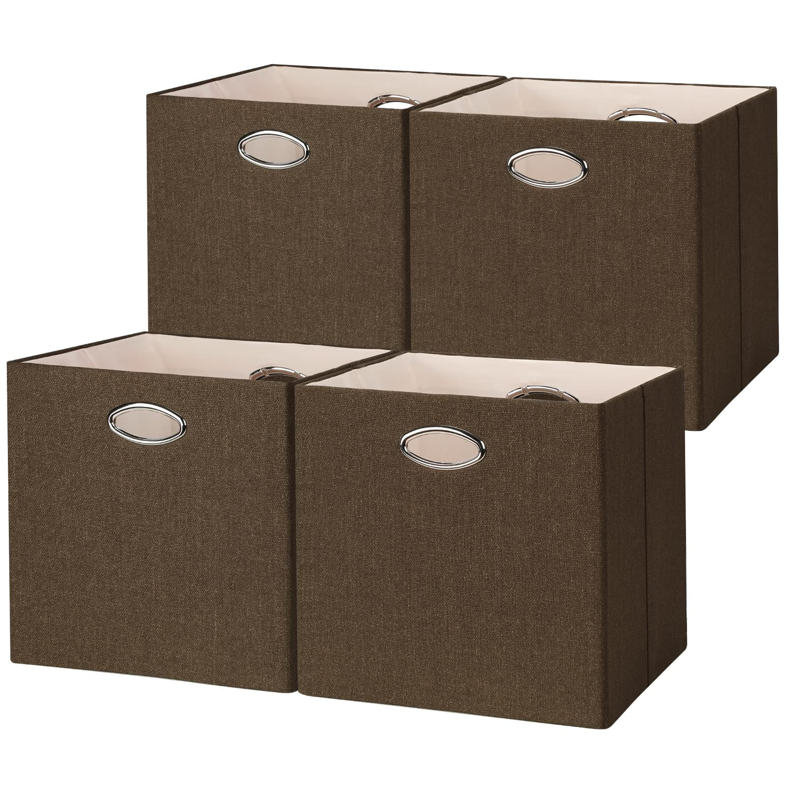 Posprica Cube Storage Bins YPF5 13×13 Fabric Foldable Box with Handles