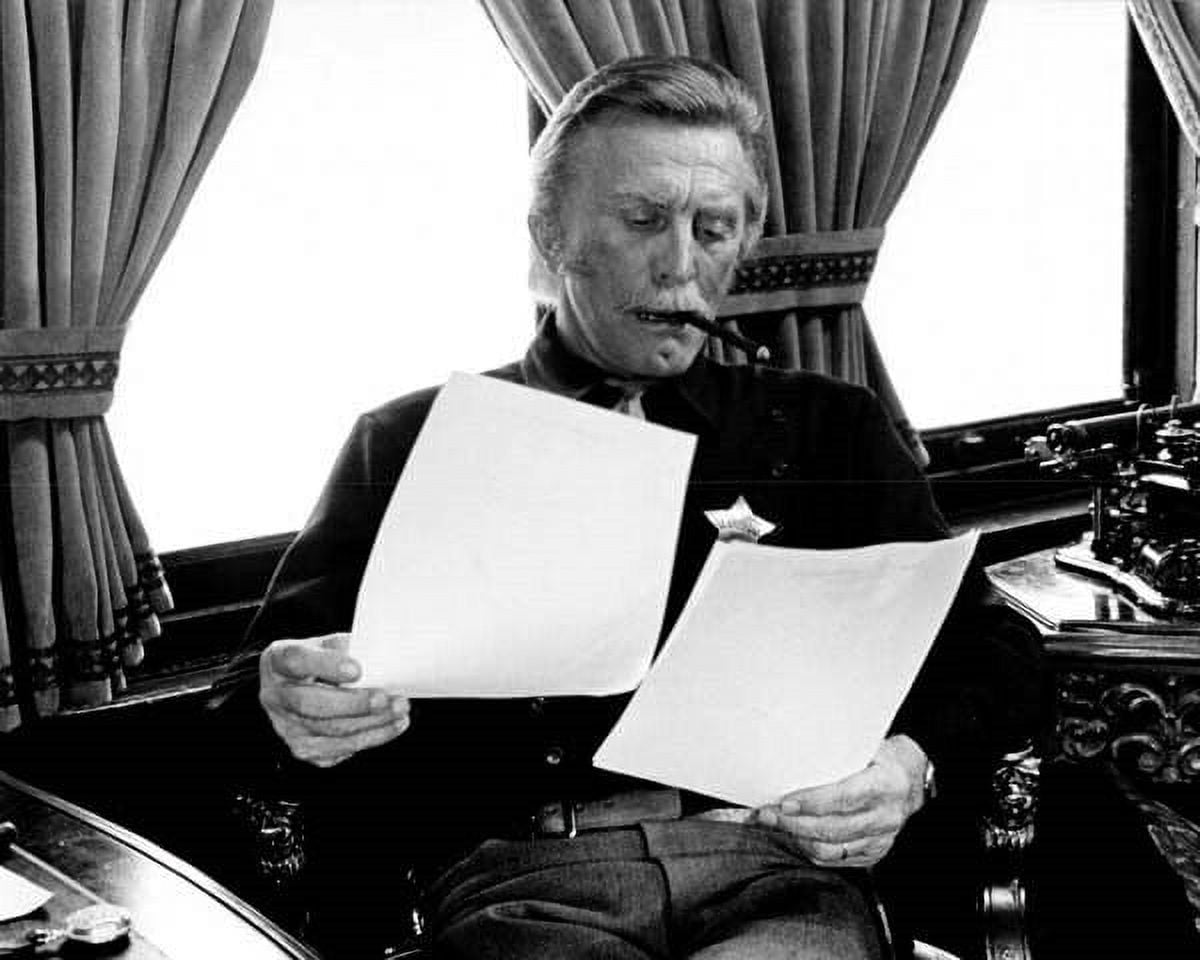 posse-1975-kirk-douglas-smoking-cigar-in-his-office-8x10-inch-photo
