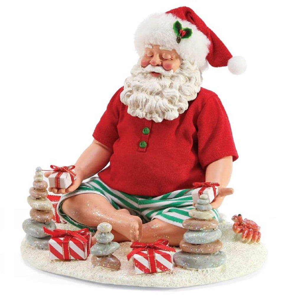 Department 56 Possible Dreams Santas by The Sea Beach Yoga Figurine #6003864