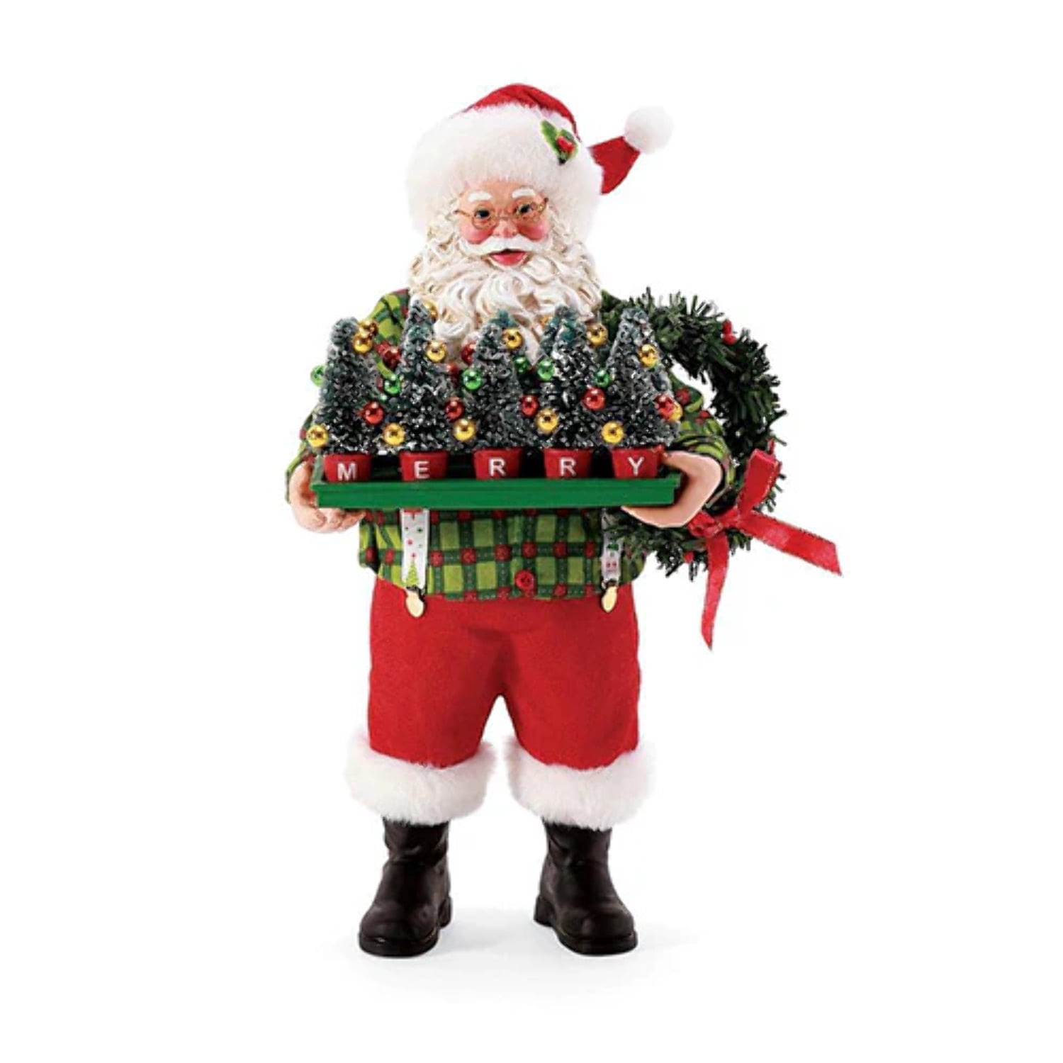 Santa Items Department 56 Sports and Leisure Santa All That's Merry Figurine, 10.5 ...