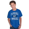 thumbnail image 1 of Possible Not Impossible Autism Aware Crewneck T Shirts Boy Girl Teen Brisco Brands X, 1 of 6