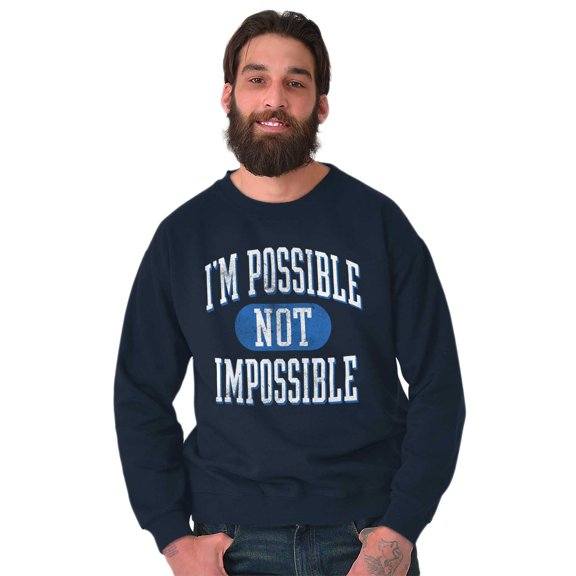 Possible Not Impossible Autism Aware Unisex Plus Size Sweatshirt Brisco Brands 4X
