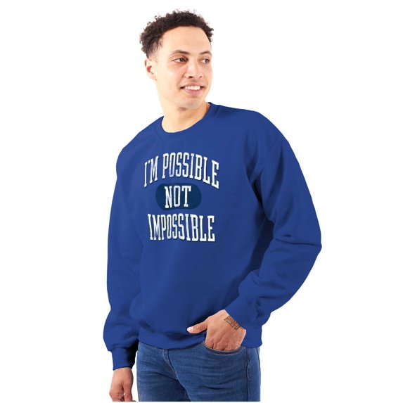 Possible Not Impossible Autism Aware Sweatshirt for Men or Women Brisco Brands M