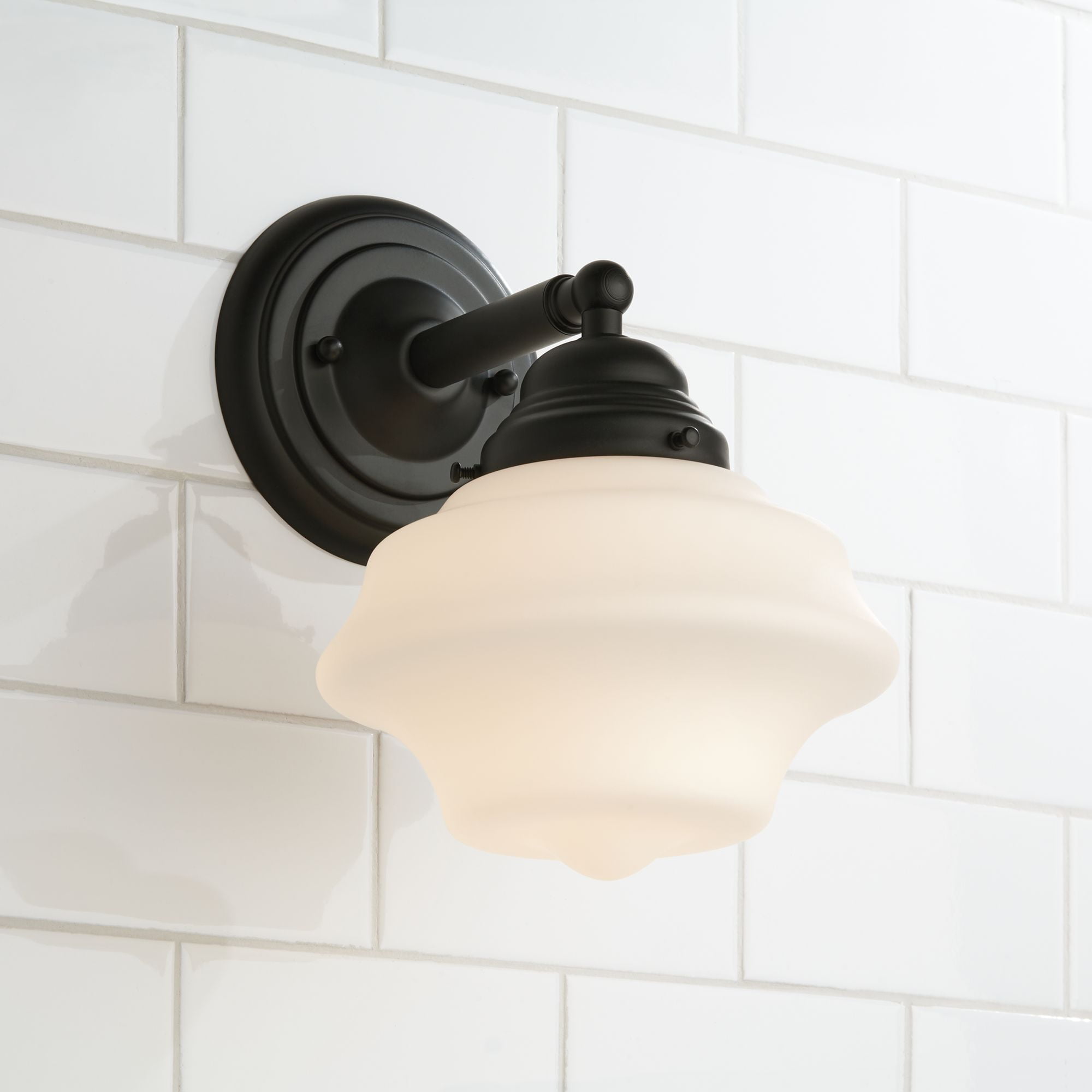 Schoolhouse on sale wall sconce