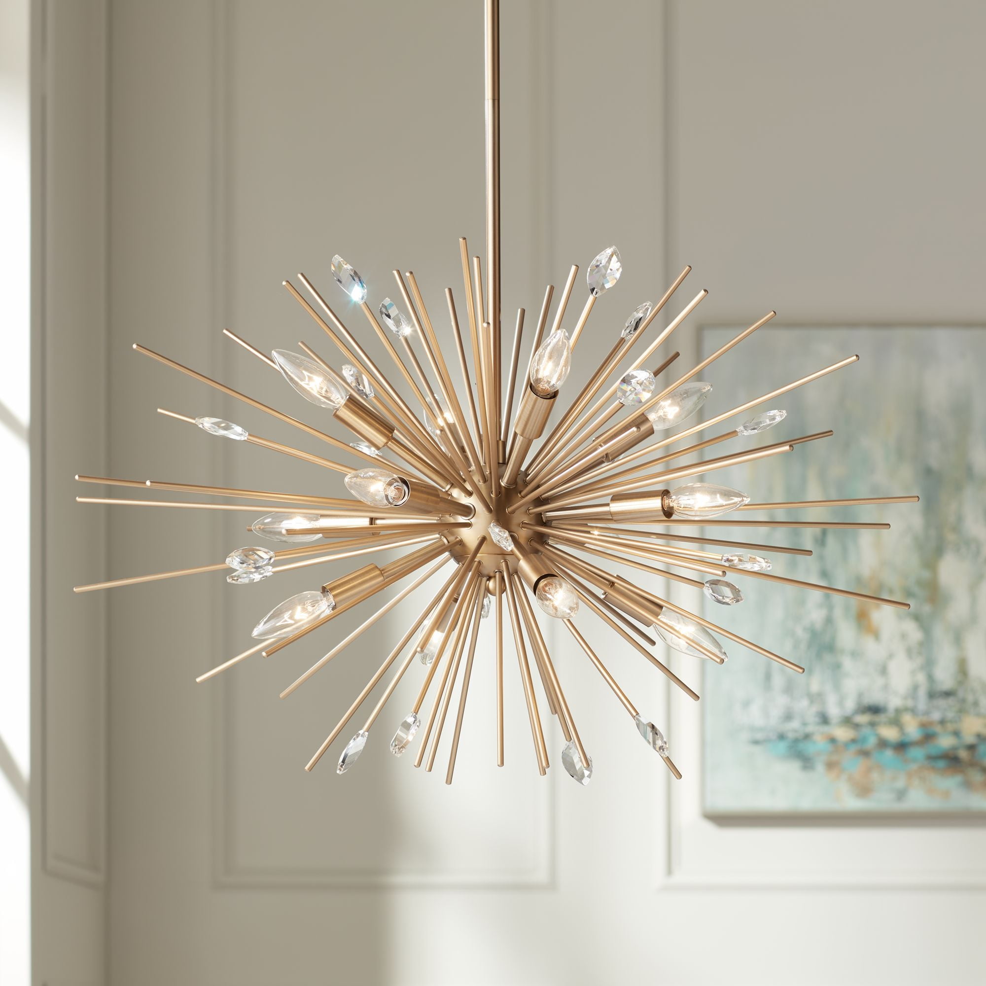 Gold cheap entryway chandelier