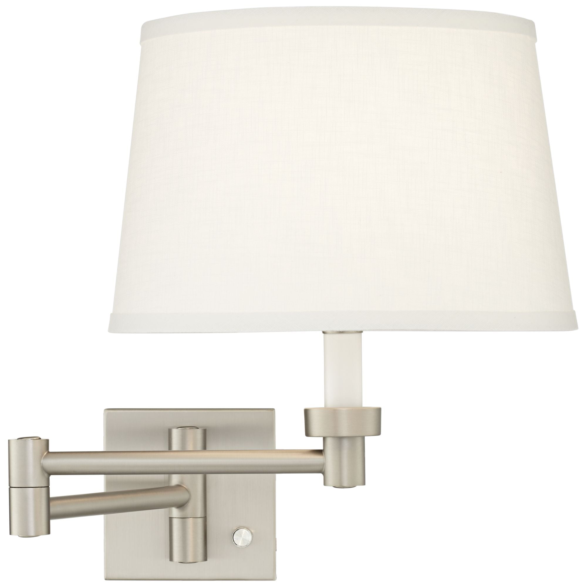 Modern Swing Arm Wall Lamp with Brushed Nickel New Zealand