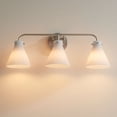thumbnail image 1 of Possini Euro Design Possini Euro Cielo 24" Wide Brushed Nickel 3-Light Bath Light, 1 of 9