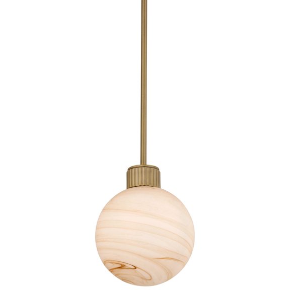 Possini Euro Design Possini Euro Jupiter 7 1/2" Wide Brass and Glass Mini Pendant Light