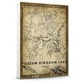 thumbnail image 1 of Possum Kingdom Lake Vintage Map Prints Canvas, Texas Map Art Canvas, Canvas, Possum Kingdom Lake road map style vintage Canvas , Canvas Wall Art, Street Map Artwork Canvas, 1 of 6