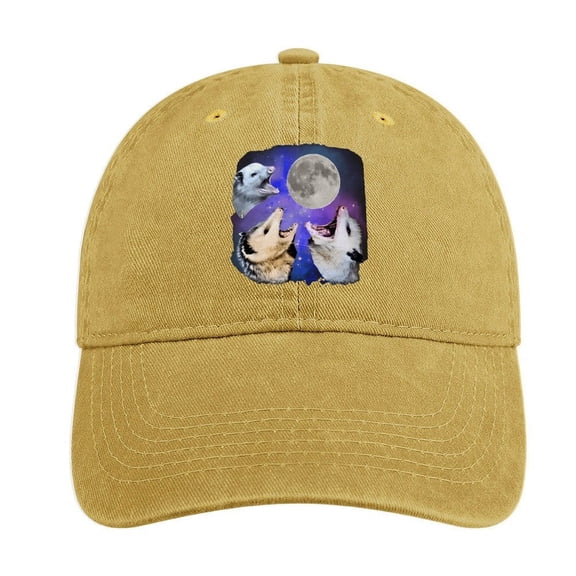 Possum Sand Colour Baseball Cap for Men Women, Adjustable Snapback Hats Cotton Hat