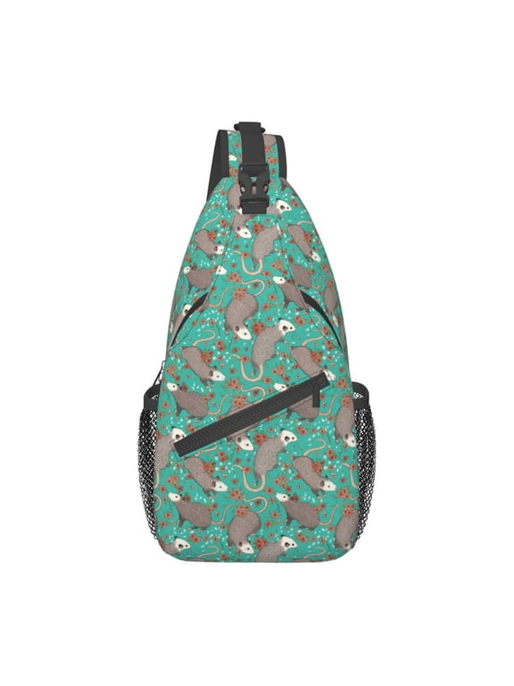 Possums Sling Daypacks Crossbody Backpack Chest Bag | Lightweight, Shoulder Bag, Travel, Hiking, Cycling, For Men Women
