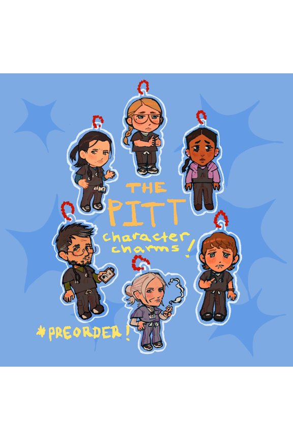 Post-Apocalyptic Game Character Acrylic Keychain Cute Chibi Bag Charm Gamer Gift, random 1 pack