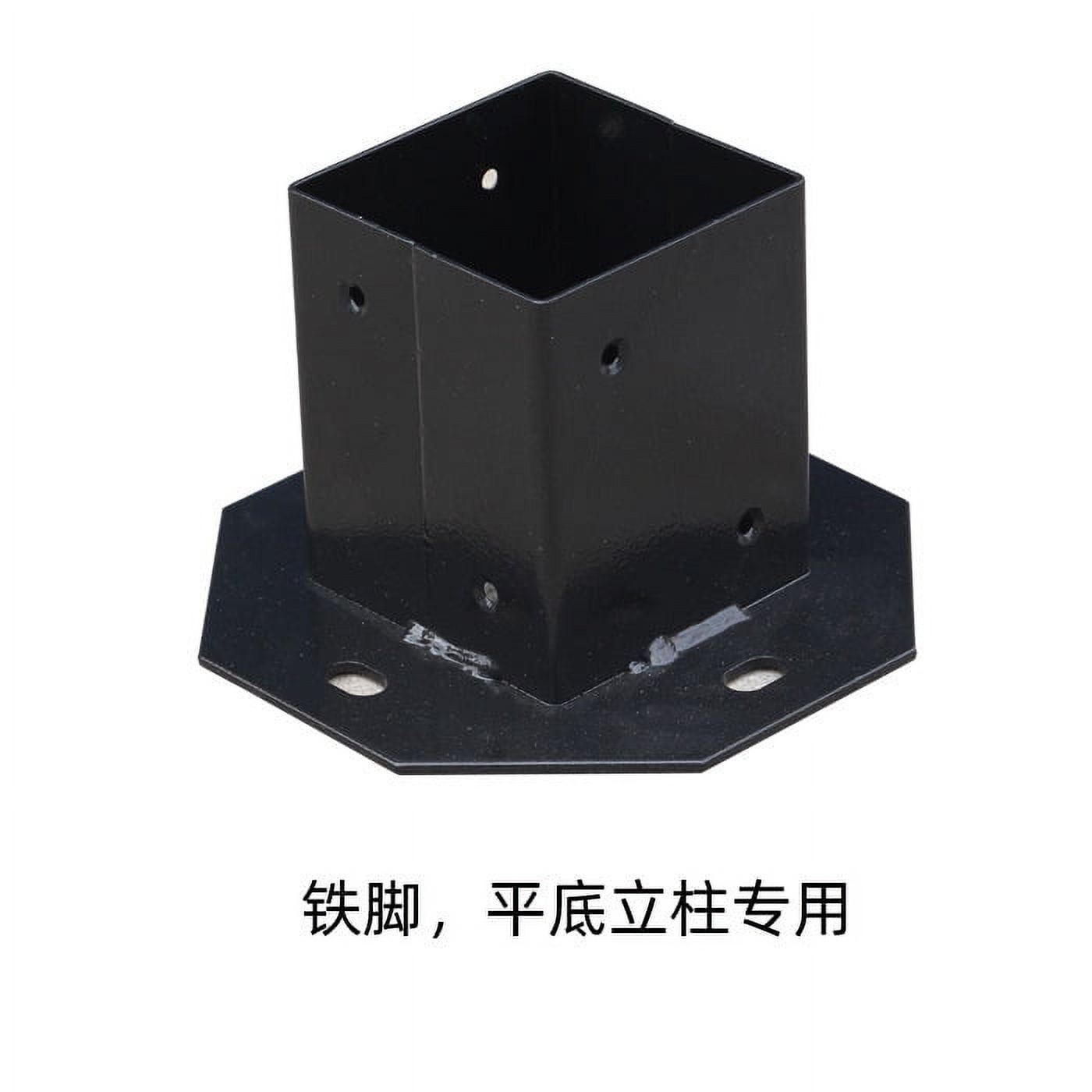 Post Base Protector Wooden Mailbox Bracket Base Deck Railing Supporting