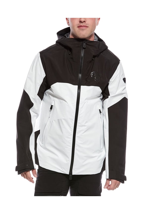 mens Down Ski Jacket, l, Black
