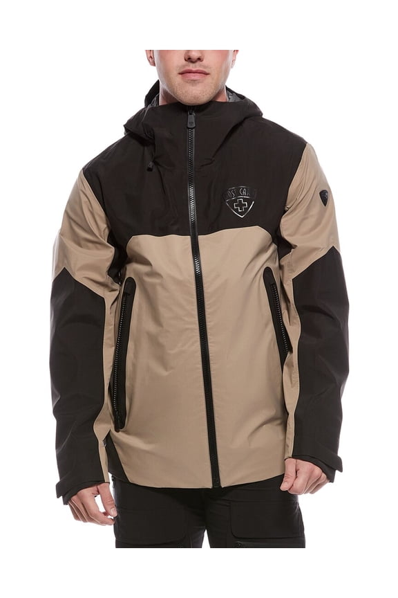 mens Down Ski Jacket, m, Black