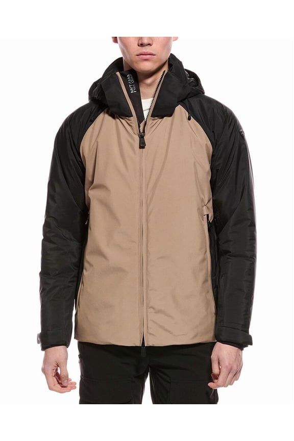 mens  Down Ski Jacket, m, Brown