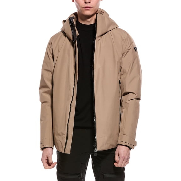 Post Card mens  Down Ski Jacket, s, Brown