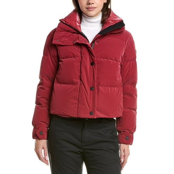 Post Card womens Down Puffer Jacket, 46, Red