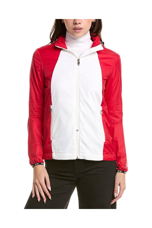 womens Light Zip Jacket, 48, White