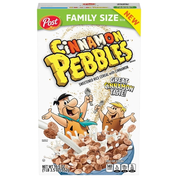 Post Cinnamon Pebbles Cereal - 19.5 oz