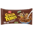 thumbnail image 1 of Post Cocoa PEBBLES Cereal, Chocolatey Kids Cereal, Gluten Free, 36 oz Cereal Bag, 1 of 12