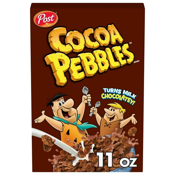 Post Cocoa Pebbles Cereal, Original, 11 Oz (Pack 4)